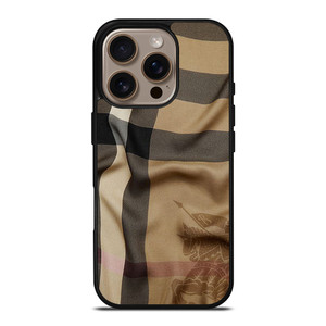 BURBERRY LONDON PATTERN SCARF FABRIC iPhone 16 Pro Case Cover BURBERRY LONDON PATTERN SCARF FABRIC iPhone 16 Pro Case Cover