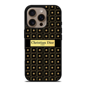 CHRISTIAN DIOR PARIS GOLDEN LOGO iPhone 16 Pro Case Cover CHRISTIAN DIOR PARIS GOLDEN LOGO iPhone 16 Pro Case Cover