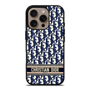 CHRISTIAN DIOR PARIS LOGO PATTERN iPhone 16 Pro Case Cover CHRISTIAN DIOR PARIS LOGO PATTERN iPhone 16 Pro Case Cover