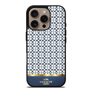 COACH NEW YORK LOGO BLUE ICON iPhone 16 Pro Case Cover COACH NEW YORK LOGO BLUE ICON iPhone 16 Pro Case Cover