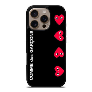COMME DES GARCONS VERTICAL LOGO iPhone 16 Pro Case Cover COMME DES GARCONS VERTICAL LOGO iPhone 16 Pro Case Cover