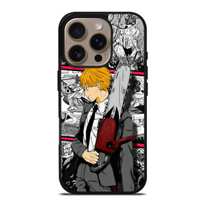 DENJI CHAINSAW MAN ANIME COLLAGE iPhone 16 Pro Case Cover DENJI CHAINSAW MAN ANIME COLLAGE iPhone 16 Pro Case Cover
