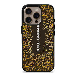 DOLCE AND GABBANA D&G LOGO MONOGRAM iPhone 16 Pro Case Cover DOLCE AND GABBANA D&G LOGO MONOGRAM iPhone 16 Pro Case Cover