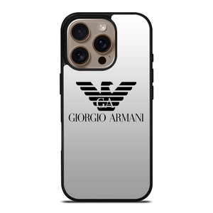 GIORGIO ARMANI GA LOGO iPhone 16 Pro Case Cover GIORGIO ARMANI GA LOGO iPhone 16 Pro Case Cover