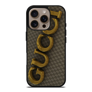 GUCCI 3D LOGO EMBLEM iPhone 16 Pro Case Cover