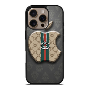 GUCCI APPLE LOGO iPhone 16 Pro Case Cover GUCCI APPLE LOGO iPhone 16 Pro Case Cover
