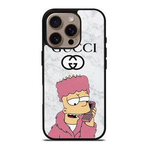 GUCCI BART SIMPSONS MARBLE iPhone 16 Pro Case Cover GUCCI BART SIMPSONS MARBLE iPhone 16 Pro Case Cover