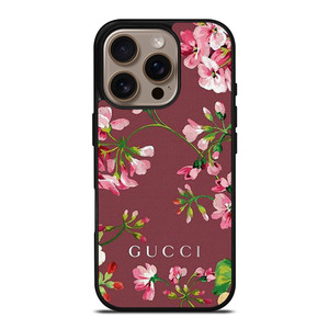 GUCCI FLORAL LOGO iPhone 16 Pro Case Cover GUCCI FLORAL LOGO iPhone 16 Pro Case Cover