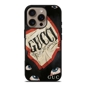 GUCCI LOGO EYES ART iPhone 16 Pro Case Cover