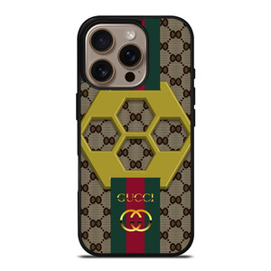 GUCCI LOGO HEXAGON iPhone 16 Pro Case Cover GUCCI LOGO HEXAGON iPhone 16 Pro Case Cover