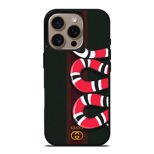GUCCI LOGO KINGSNAKE ICON iPhone 16 Pro Case Cover