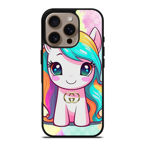 GUCCI LOGO PATTERN PRETTY UNICORN iPhone 16 Pro Case Cover GUCCI LOGO PATTERN PRETTY UNICORN iPhone 16 Pro Case Cover