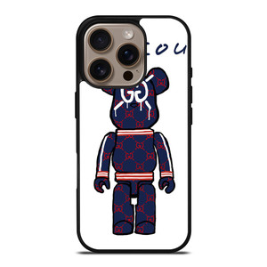 GUCCI LOGO X KAWS BEAR ICON iPhone 16 Pro Case Cover