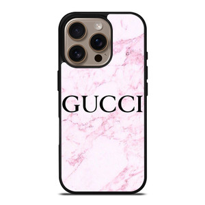 GUCCI PINK MARBLE iPhone 16 Pro Case Cover
