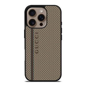 GUCCI STRIPE PATTERN iPhone 16 Pro Case Cover