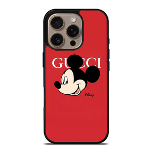 GUCCI X DISNEY MICKEY MOUSE iPhone 16 Pro Case Cover GUCCI X DISNEY MICKEY MOUSE iPhone 16 Pro Case Cover