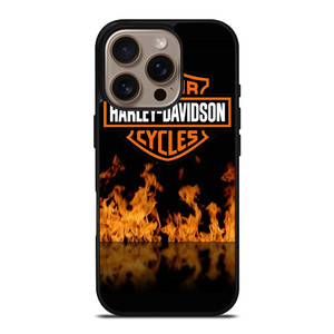 HARLEY DAVIDSON FIRE LOGO iPhone 16 Pro Case Cover HARLEY DAVIDSON FIRE LOGO iPhone 16 Pro Case Cover