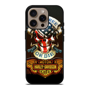HARLEY DAVIDSON LIVE FREE OR DIE iPhone 16 Pro Case Cover HARLEY DAVIDSON LIVE FREE OR DIE iPhone 16 Pro Case Cover