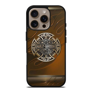 HARLEY DAVIDSON LOGO METAL FIRE iPhone 16 Pro Case Cover