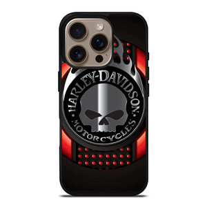 HARLEY DAVIDSON MOTORCYCLES COMPANY SKULL LOGO iPhone 16 Pro Case Cover HARLEY DAVIDSON MOTORCYCLES COMPANY SKULL LOGO iPhone 16 Pro Case Cover
