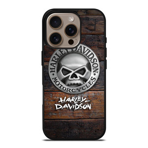 HARLEY DAVIDSON MOTORCYCLES COMPANY WOODEN LOGO iPhone 16 Pro Case Cover HARLEY DAVIDSON MOTORCYCLES COMPANY WOODEN LOGO iPhone 16 Pro Case Cover