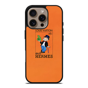 HERMES LOUIS VUITTON LV LOGO MONOPOLI ICON iPhone 16 Pro Case Cover HERMES LOUIS VUITTON LV LOGO MONOPOLI ICON iPhone 16 Pro Case Cover