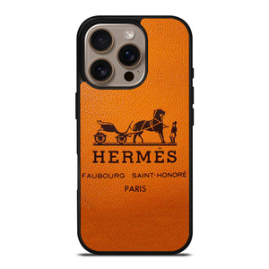 HERMES PARIS LOGO FAUBOURG SAINT-HONORE iPhone 16 Pro Case Cover