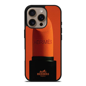 HERMES PARIS ORANGE LIPSTICK iPhone 16 Pro Case Cover HERMES PARIS ORANGE LIPSTICK iPhone 16 Pro Case Cover