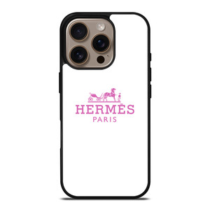 HERMES PARIS PINK LOGO iPhone 16 Pro Case Cover HERMES PARIS PINK LOGO iPhone 16 Pro Case Cover