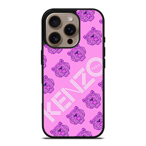KENZO PARIS LOGO PINK TIGER ICON iPhone 16 Pro Case Cover KENZO PARIS LOGO PINK TIGER ICON iPhone 16 Pro Case Cover