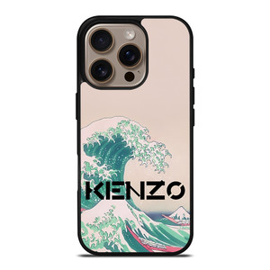 KENZO PARIS THE WAVE ART ICON iPhone 16 Pro Case Cover KENZO PARIS THE WAVE ART ICON iPhone 16 Pro Case Cover