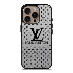 LOUIS VUITTON LV LOGO GRAY iPhone 16 Pro Case Cover LOUIS VUITTON LV LOGO GRAY iPhone 16 Pro Case Cover