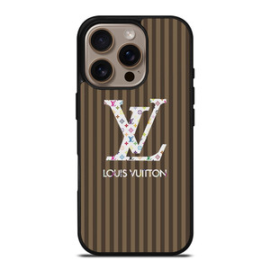 LOUS VUITTON LOGO LV BROWN STRIPES ICON iPhone 16 Pro Case Cover LOUS VUITTON LOGO LV BROWN STRIPES ICON iPhone 16 Pro Case Cover