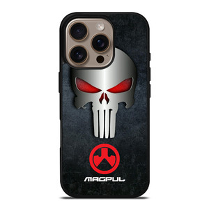 MAGPUL PUNISHER MATAL SKULL LOGO iPhone 16 Pro Case Cover MAGPUL PUNISHER MATAL SKULL LOGO iPhone 16 Pro Case Cover