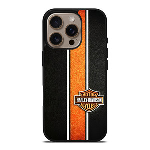 MARLEY DAVIDSON LOGO ON LEATHER iPhone 16 Pro Case Cover MARLEY DAVIDSON LOGO ON LEATHER iPhone 16 Pro Case Cover