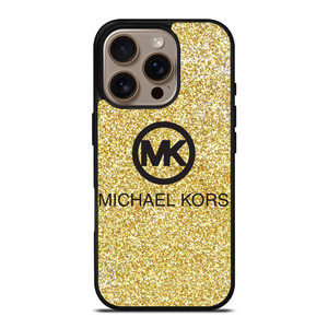 MICHAEL KORS MK GOLD LOGO ICON iPhone 16 Pro Case Cover MICHAEL KORS MK GOLD LOGO ICON iPhone 16 Pro Case Cover