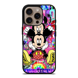 MICKEY MINNIE MOUSE DISNEY GUCCI PRADA OFF WHITE NIKE iPhone 16 Pro Case Cover