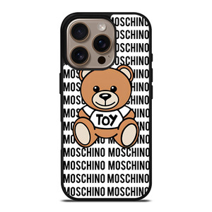 MOSCHINO MOSCHINO BEAR iPhone 16 Pro Case Cover MOSCHINO MOSCHINO BEAR iPhone 16 Pro Case Cover