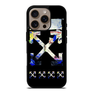 OFF WHITE ABSTRACT ART LOGO iPhone 16 Pro Case Cover OFF WHITE ABSTRACT ART LOGO iPhone 16 Pro Case Cover