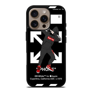 OFF WHITE DAB SUPREME iPhone 16 Pro Case Cover OFF WHITE DAB SUPREME iPhone 16 Pro Case Cover