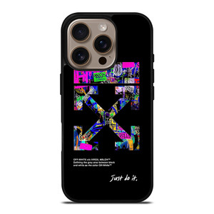 OFF WHITE LOGO JUST DO IT NIKE iPhone 16 Pro Case Cover OFF WHITE LOGO JUST DO IT NIKE iPhone 16 Pro Case Cover