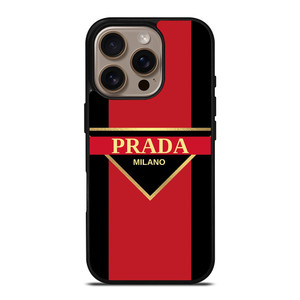 PRADA MILANO FASHION LOGO iPhone 16 Pro Case Cover