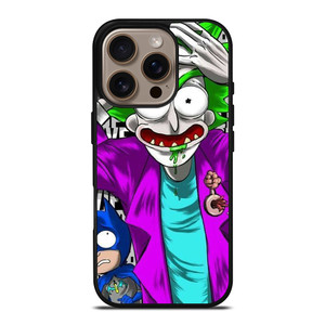 RICK AND MORTY BATMAN JOKER iPhone 16 Pro Case Cover