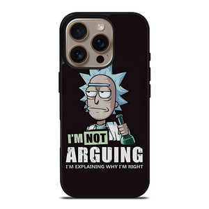 RICK AND MORTY NOT ARGUING iPhone 16 Pro Case Cover