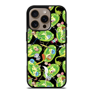 RICK AND MORTY PATTERN ALL iPhone 16 Pro Case Cover RICK AND MORTY PATTERN ALL iPhone 16 Pro Case Cover