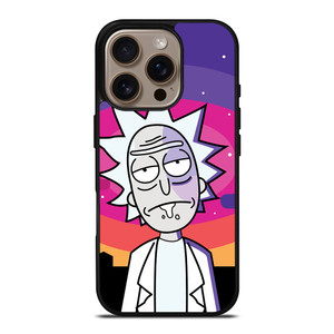 RICK AND MORTY PURPLE ART iPhone 16 Pro Case Cover