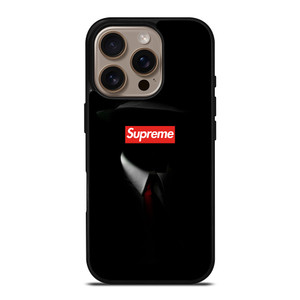 SUPREME BLACK TUXEDO iPhone 16 Pro Case Cover
