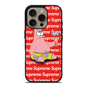 SUPREME PATRICK AND HAMMER iPhone 16 Pro Case Cover SUPREME PATRICK AND HAMMER iPhone 16 Pro Case Cover