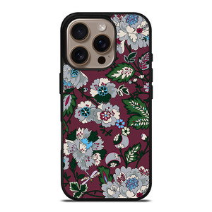 VERA BRADLEY BORDEAUX BLOOMS iPhone 16 Pro Case Cover VERA BRADLEY BORDEAUX BLOOMS iPhone 16 Pro Case Cover