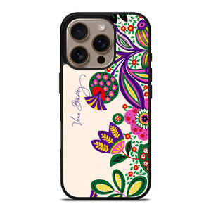 VERA BRADLEY ROSE iPhone 16 Pro Case Cover VERA BRADLEY ROSE iPhone 16 Pro Case Cover